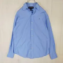 ポロ ゴルフ　ラルフローレン　水色　コットンシャツ　　サイズ6 M