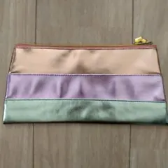 未使用☆AHKAH　メタリック・クラッチバッグ