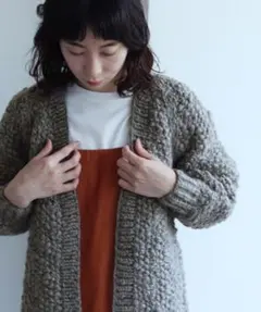 ハンドニット カーディガン