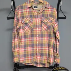 BACK NUMBER チェック柄ネルシャツ Mのサムネイル