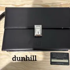 美品】ダンヒル ビジネスバッグ ブリーフケース オールレザー シルバー