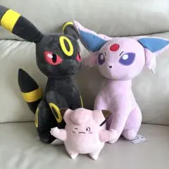 【オマケ付き】めちゃもふぐっとぬいぐるみ エーフィ ブラッキー 2種セット✨