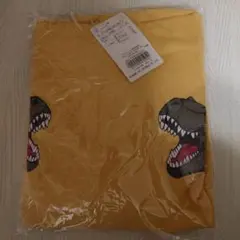 ブランシェス【ｂコレ】グラフィックフーデットパーカー　恐竜　イエロー　黄色