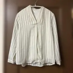 ストライプ ブラウス