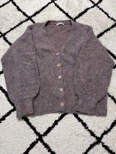 ニットカーディガン pocket