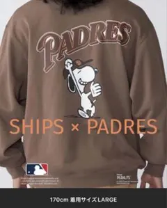 SHIPS パドレスSan Diego PADRES スヌーピー トレーナー