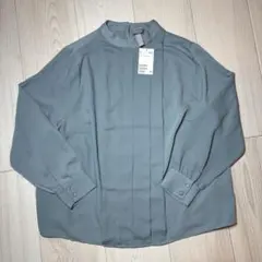 【新品タグ付】H&M ピンタックとろみブラウス XL〜3Lのサムネイル