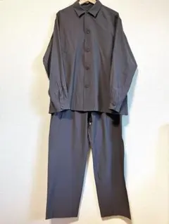 【nano universe】セットアップ　リラックスワイドシャツ　ブルゾン