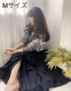 Herlipto ❤︎ Asymmetric Cotton-voile Skirt Essentia］Asymmetric Tiered Skirt