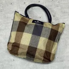 Aquascutum LONDON ナイロントートバッグ ジッパー付き バッグ