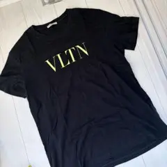 ヴァレンティノVALENTINO 黒 Tシャツ 半袖 イタリア ファイヤー 近年