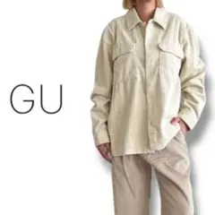 【ジーユー】コードゥロイ　ジャケット　ユニセックス　CPOシャツジャケット 綿