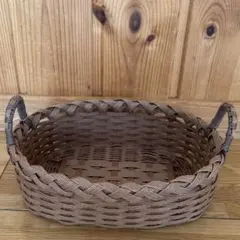 クラフトテープて作った…オーバルバスケット