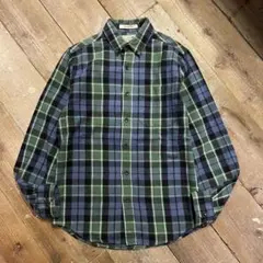90s-00s LLBean コットンチェックネルシャツ　S