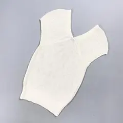 美品 ボールジィ サマーニットプルオーバーチュニック 白 サイズS*ED1009