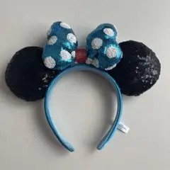 ミニーマウス ブルースパンコールカチューシャ