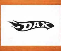 DAX125 ダックス125 アルミサイドエンブレム ブラックアルマイト②