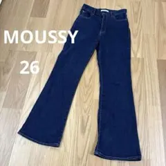 MOUSSY マウジー MVS FLARE フレアデニム 濃紺 - メルカリ