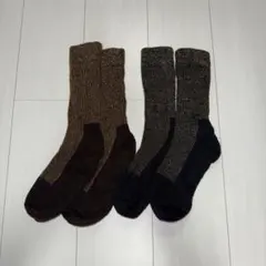 RED WING ソックス ブラック ブラウン 2足セット