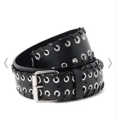 CROCODILE LEATHER CODE LOOP EYELET BELTのサムネイル