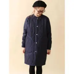 コーエン▶︎OUTLAST(R)ミリタリーコートキルティイングコート／ネイビー