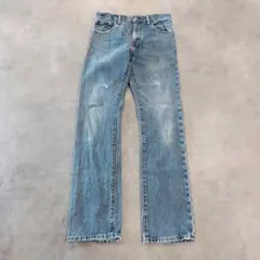 リーバイス517 Levis W31 フレア ブーツ 青 ヒゲ 古着 18467