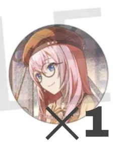 巡音ルカ　グリ缶　缶バッジ　48b