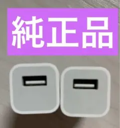 正規品純正アップルiPhone充電器コネクタACアダプターコンセント 2個セット