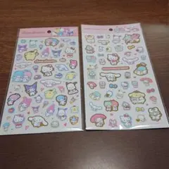 早い者勝ち‼️大人気‼️サンリオ☆人気キャラクター☆シール☆２枚セット☆