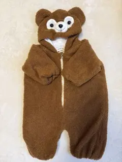 【美品】ダッフィー風　着ぐるみ　ロンパース　コスプレ