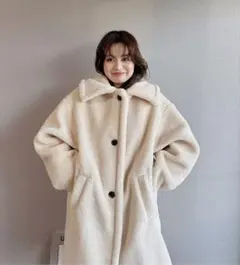 mistletoe ボアコート　ロングコート