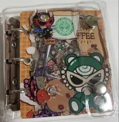 ヒスミニA8シャカシャカノート シール帳クリアポケット25枚付