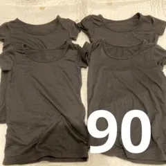 UNIQLO HEATTECH 肌着 4枚セット サイズ90