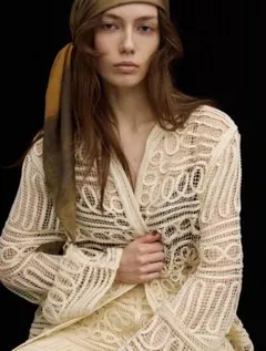 BATTEN LACE LIKE KNIT JACKETのサムネイル