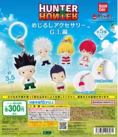 HUNTER×HUNTER めじるしアクセサリー G.I.編 ガチャ　コンプ