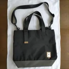 le coq ナイロン トートバッグ 黒 グレー