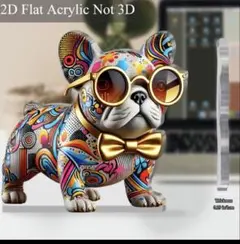 フレンチブルドッグ 置物 グラフィティアート 犬、わんちゃん、ペット
