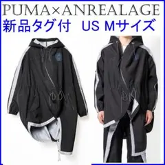 ✨新品タグ付✨PUMA×アンリアレイジ 2in1 ロングコート 黒 Lサイズ相当