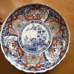 有田焼 伊万里焼 大皿 盛皿 飾皿 染付 金彩 色絵 花鳥文 和食器 伝統工芸