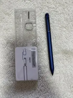 青色 タッチペン 透明ケース付き