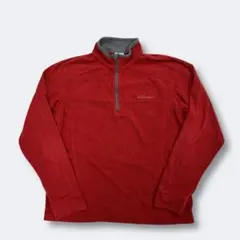 は】90s Columbia コロンビア　ハーフジップ ライトフリースジャケット