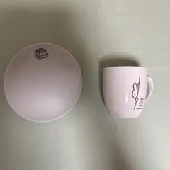 ミッフィーの絵皿とマグカップのセット（ペア）※非売品