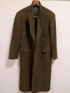 HUGO BOSS ダブルブレストチェスターコート カーキXXLのサムネイル