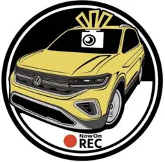 愛車色変更可　新型　t-cross ドラレコ　ドライブレコーダー　ステッカー　Ⅳ