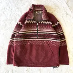 アメリカUSA製　Woolrich ウールリッチ　ボアジャケット　フリース　XL