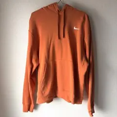 NIKE 裏起毛パーカー Lサイズ オレンジ