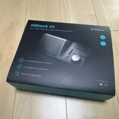 HiDock H1E ブラック 未使用品 HiDock H1Eレビュー。録音から文字起こし要約、ドッキングステーション
