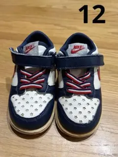 NIKE キッズ スニーカー トリコロール 星柄 ベルクロ 子供靴