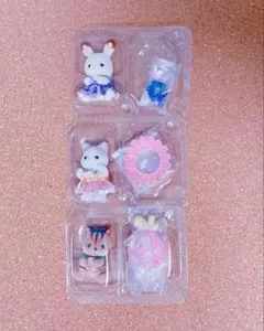 シルバニアファミリー　赤ちゃん妖精の森のなかまたちシリーズ 3点セット