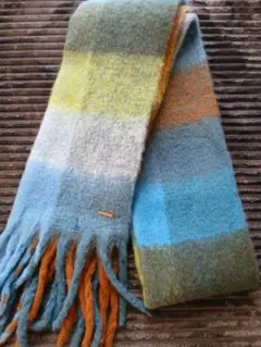 agnes.bチェック柄マフラー